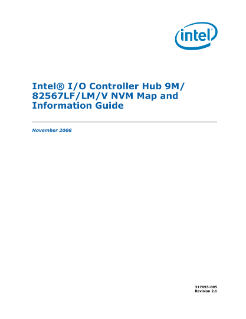 ฮับคอนโทรลเลอร์ Intel® i/o ความร้อน 9M/82567LF LM/V VM: แผนที่และคำแนะนำ
