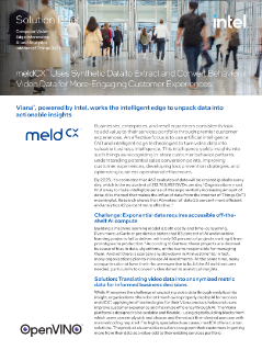 meldCX™ Uses Synthetic Data for More-Engaging Customer Experiences