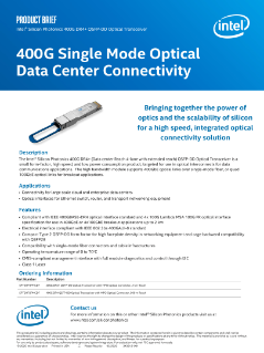 400G Optical Data Center Connectivity