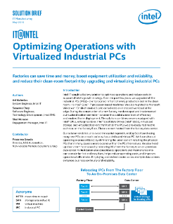 Intel@IT: Win with Virtualized Industrial PCs
