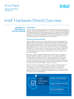ภาพรวม Intel® Hardware Shield