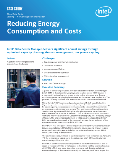 Cloud Data Center
Leading IT Networking Solutions Provider
Reducing Energy
Consumption and Costs
Case Study