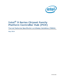 Intel® 9 Series Chipset Platform Controller Hub (PCH) Thermal Guide