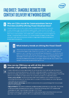 Content Delivery Networks for CoSPs
