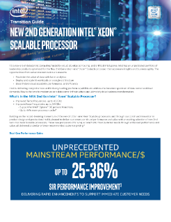2nd Gen Intel® Xeon® Scalable Processor Transition Guide