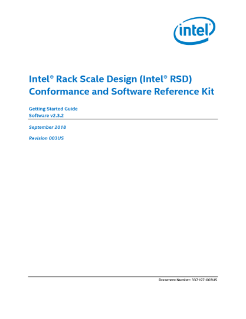 Intel® Rack Scale Design (Intel® RSD) Conformance and Software Reference Kit Getting Started Guide