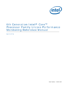 6th Generation Intel® Processor Family Uncore Reference Manual