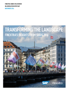Transforming the Landscape: Finextra's Insights from SIBOS 2016