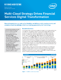 Multi-Cloud for Financial Industry Transformation