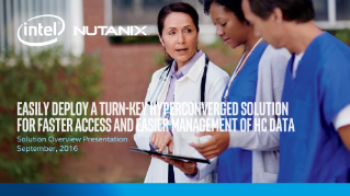 Easy-to-Deploy Hyperconverged Solution for Healthcare Data Access