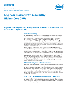 ANSYS* Mechanical and More Cores Boost Engineering Productivity
