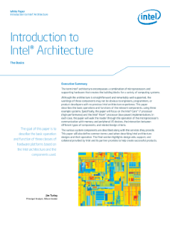 The Basics of Intel® Architecture