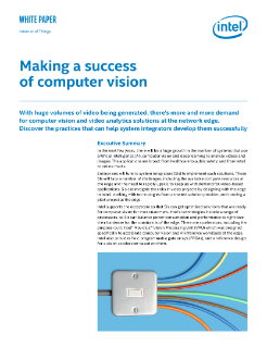 Making a Success of Computer Vision