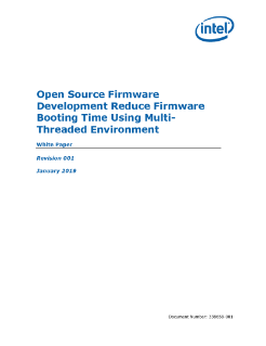 Reduce Firmware Booting Time in Multi-Threaded Environment