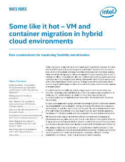 Hybrid Cloud Container and VM Migration